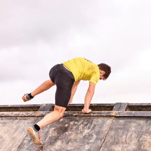 Santo en carrera Spartan